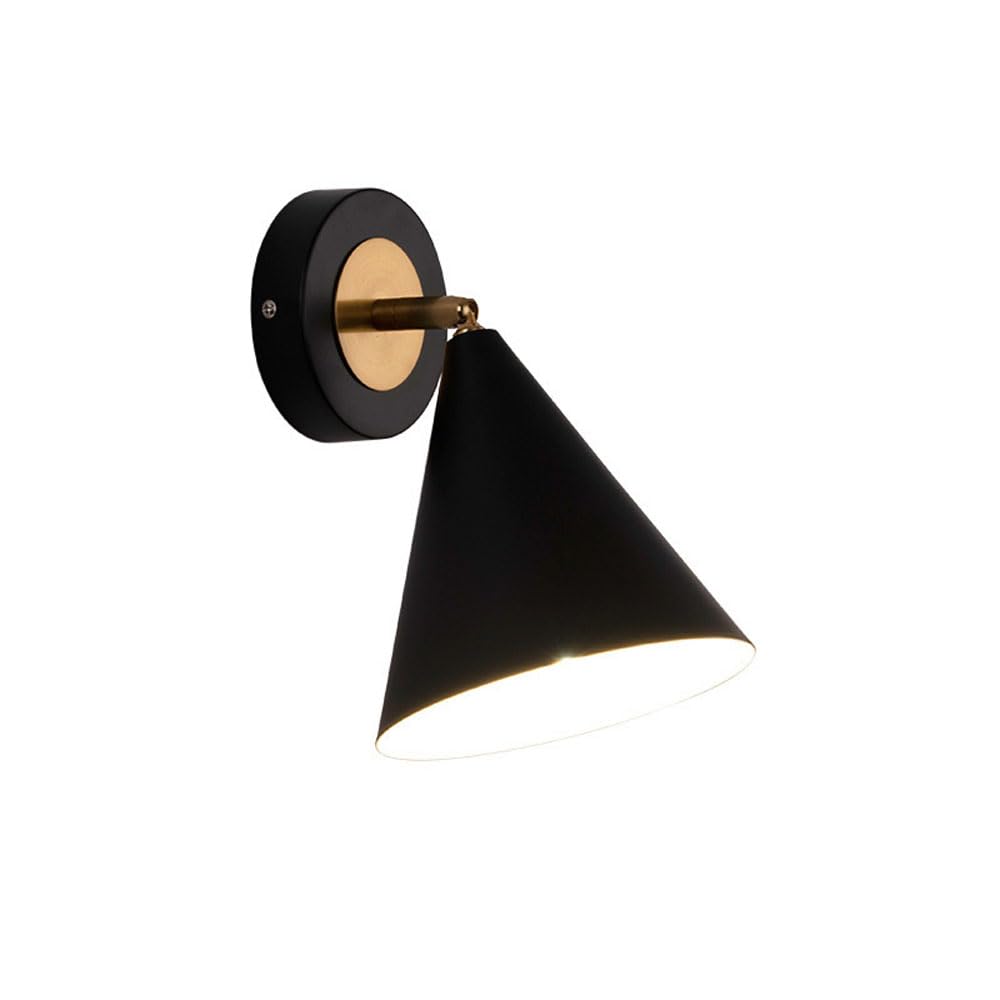 SXSCARKX Black Industrial Wall Sconces,Rustic Metal Lighting,Farmhouse Sconce Fixture Bronze Finish Vintage Edison Arm Swing Lights for Bedroom,Living Room,Reading,Kitchen