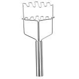 ERINGOGO Pressa Patate Acciaio Professionale con Design a Schiaccia Patate Compatto per Casa e Ristorante Manico Ergonomico Materiale Premium Resistente immagine