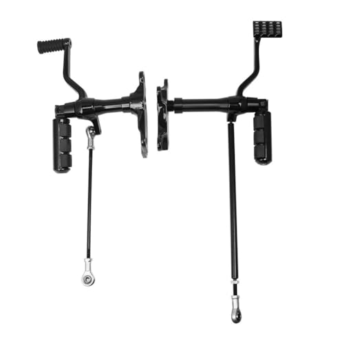 Cale pied moto robuste et leviers de commandes noires usinées pour Sportster XL 1200 1991-2003