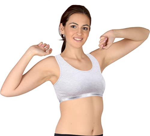 Image of Selfcare Women Cotton Blend Full Coverage Non Padded Sports Bra