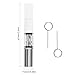 Cigarette Filters Color Plating 10pcs Cigarette Holder Reusable Clean Tar Tobacco Filter with Multi-Filtering for Standard Size Cigarettes Ø8mm,Slim Cigarettes Ø6mm and Ø5mm
