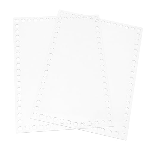 ERINGOGO Acrylic Weaving Base 20x15cm Craft Square Board for DIY Crochet and Basket Weaving