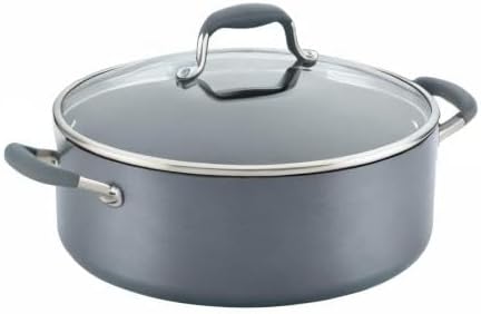 Anolon Advanced Home Hard-Anodized Nonstick Wide Stock Pot/Stockpot (7.5-Quart, Moonstone) - Image 10