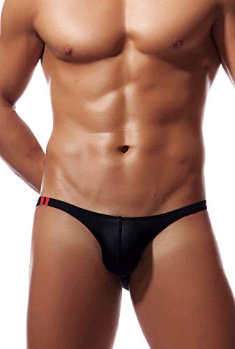 Newsywell Herren Eisseide Bikini Niedrige Taille Elastische Männer Stretchy Slips Unterwäsche Schwarz X-Large Newsywell Herren Eisseide Bikini Niedrige Taille Elastische Männer Stretchy Slips Unterwäsche Schwarz X-Large