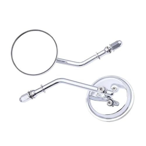 Espejos retrovisores de motocicleta con visión ampliada y antivibración 8mm