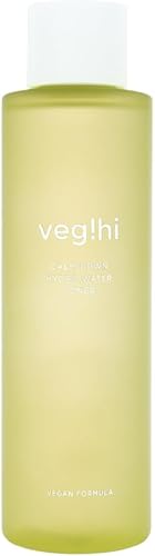 Vegihi Calm Down Hydro Water Toner  Tónico suave ligeramente ácido, calmante para la piel, hidratante, libre de crueldad, vegano para sensibles,
