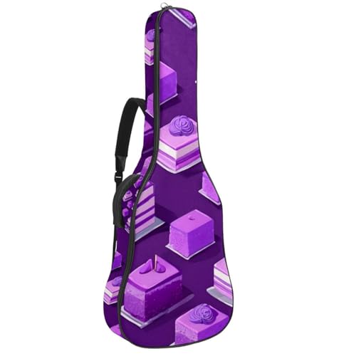 Grand étui guitare acoustique 101,6 cm imperméable avec plusieurs poches