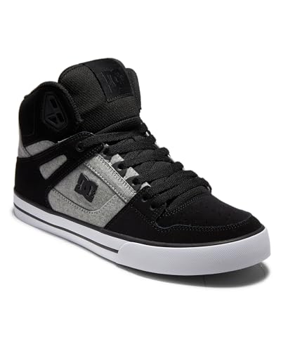 Dc Shoes Chaussures de Skateboard Pure High Top WC pour Homme, Noir, 42 EU