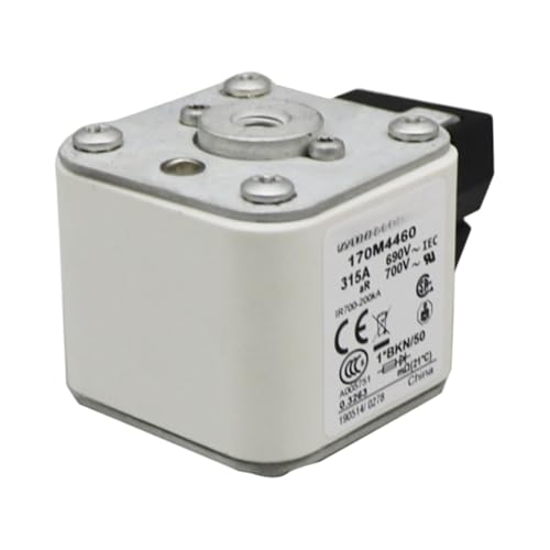 Fusible haute tension 170M4460 evite les coupures d'usine en isolant les pannes electriques