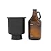 Espro 17978 Esprit Cold Brew-Cafetera de émbolo (Cristal, 1,89 L), Color Negro, Acero Inoxidable