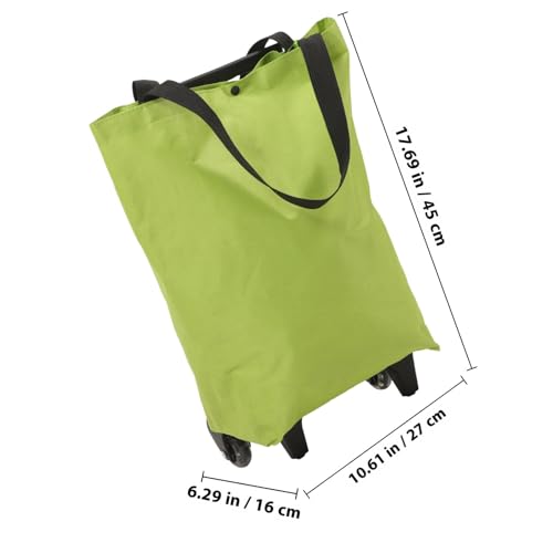Poussette de courses à roulettes pliable pour simplifier vos marchés et sorties en ville - 2
