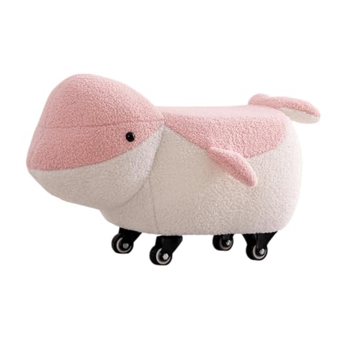 Sharplace Animal Pisos Footchube Footrest Otman Setter para la Oficina Inicio Interior Outdoor, Rosa