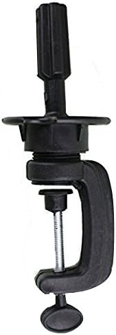 Professional Mannequin Canvas Block Head Black C clamp Stand