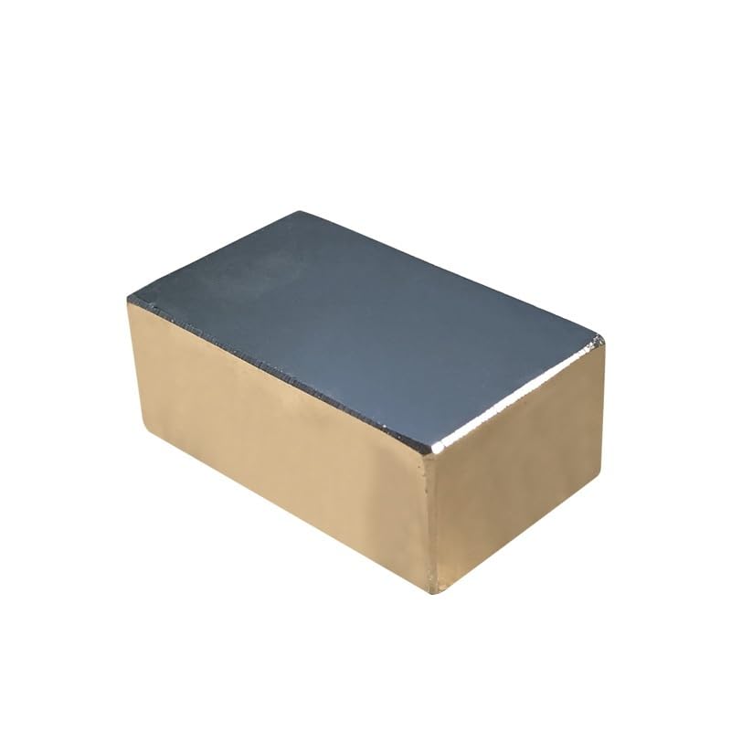 Imán cuadrado potente súper fuerte N52, imán de neodimio de 50 * 30 * 20mm, imanes magnéticos de tierras raras de bloque grande