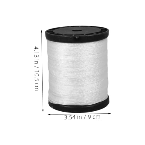 LABRIMP Cuerda de Nylon para Construcción 3 Rollos Blanca, Cuerda para Albañilería, Línea de Nylon para Proyectos al Aire Libre, Cuerda Trenzada Resistente para Uso en Construcción miniatura 2