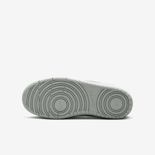 Nike Court Borough Mid 2 Big Kids' Shoes (CD7782-127, Sail/White/Light Silver)2