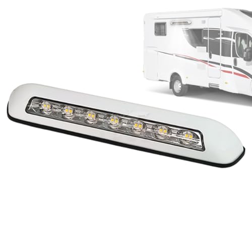 Éclairage LED Extérieur Pour Camping Car, LED Caravane Lampe, Lumiere Exterieur Camping Car, IP67 Étanche Lampe Auvent Caravane, Pour RV Van Bateau Camion