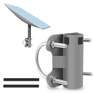 Antennemast buishouder voor Starlink schotel, antennemast, montagebeugelset, houders voor satellietschotels, Starlink accessoires, instelbaar, U-vorm, Starlink-houder, adapter