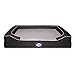 Luxe Dog Bed by Wag | Quad Layer Technology with Memory Foam, Orthopedic Foam, and Cooling Gel. Machine Washable Cover. Gray, Large