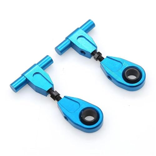 Bras de suspension avant Tamiya TT02 en métal bleu anti casse pour RC