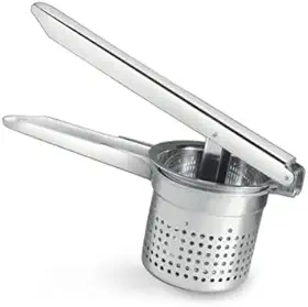 Espremedor Amassador de Batatas Legumes em Aço Inox Top Rio
