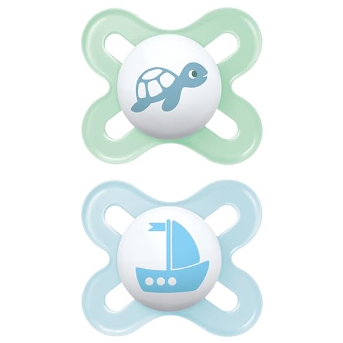 Image of Newborn Pacifier, Start Tender Collection, Boy, 2-Count