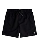 billabong sweatshirt damen Mikro-Repel-Beschichtung Billabong Herren Classic Elastic Waist Swim Short Trunk, 16 Inch Outseam Boardshorts, schwarz, Medium
