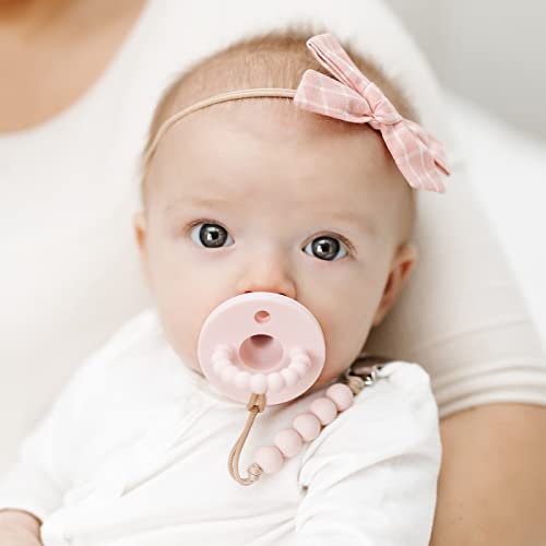 Image of Ryan & Rose Cutie PAT Pacifier Teether (Stage 1, Pink)