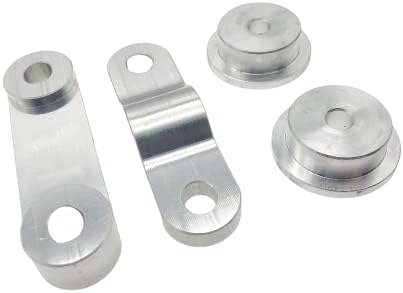 Buchas do trambulador da transmissão em alumínio T6061 para Honda Civic, Del Sol e CRX com motor D – Kit com 4 unidades