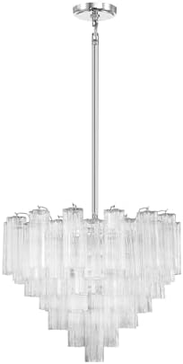 Crystorama Addis 12 Light Polished Chrome Chandelier
