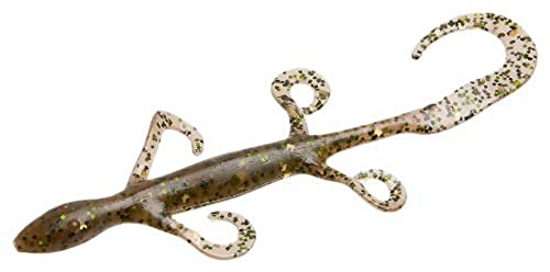Lizard Bait Zoom Bait 15,2 cm leurre de grande souplesse Mossy Pumpkin pack de 9 haute flottabilité