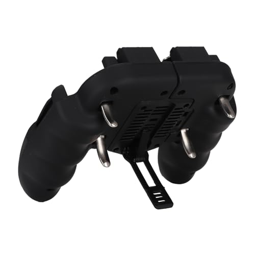 Tomantery Gamepad para Teléfono Inteligente con Función Eficiente de Disipación de Calor para Teléfonos de 4,7 a 7,0 Pulgadas, Disparador de Metal, Diseño de Disparo Trasero, Ventilador de
