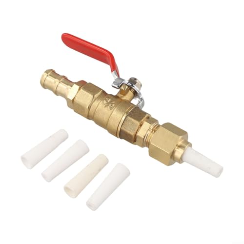 Ensemble De Buse De Sablage Avec Robinet, 4 Pointes En Alumine 2.4/2.7/3.2/3.6mm, Outil De Décapage Haute Performance Pour Nettoyage De Rouille Et Préparation De Pour SURFACE, Compatible Réservoirs
