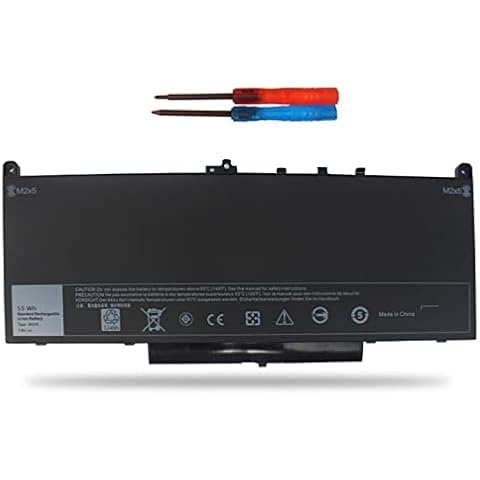 Boyuteceer J60J5 Dell Battery, Compatible with Dell Latitude E7270 E7470 P26S001 P61G001 0MC34Y MC34Y R1V85 GG4FM 0GG4FM WYWJ2 1W2Y2 242WD R97YT NJJ2H P26S001 P61G001 451-BBSX 451-BBSY 451-BBSU Cover