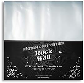 Rock On Wall - Pochettes vinyle 33 tours – Lot de 100 – P…