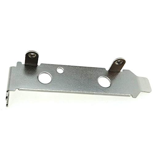 Image of Low Profile Rear Slot Bracket with 2 Antenna Holes, Micro ATX Desktop PC Case Back Panel