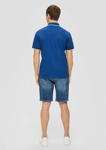 s.Oliver Herren 2141237 Polohemd, 5620 blau, S – Ansicht 6