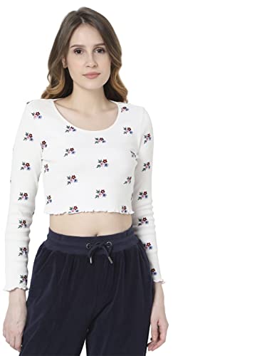 Image of VERO MODA Women's Cotton Blend Regular Fit Top