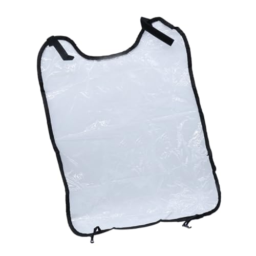 MUELODSIC Protège-Dos de Siège Auto Transparent Imperméable Anti-Coups de Pied Noir pour Garçon et Filles Protection Dossier Voiture Usage Quotidien