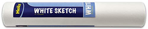 Helix Tracing & Sketching Paper Roll, White, High Transparency, 12 Inches X 50 Yards (37801) #TOP2