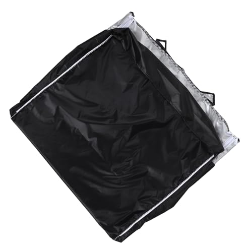 GAROZATION ドラム洗濯機カバー 屋外乾燥機の通気口カバー 洗濯機カバーフロントロード 掃除機保護カバー 上部のドライヤーカバー 乾燥機カバー 3000耐水圧防水シルバーコーティング Black