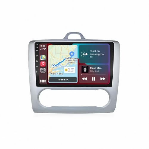 Pantalla de coche de 4 núcleos y 2G+32G con Mirror Link para Ford Focus MK2