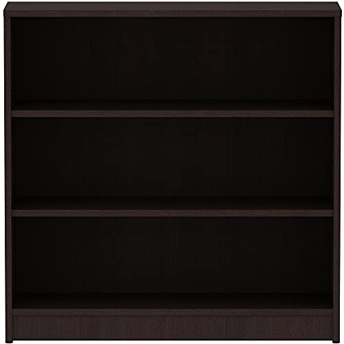 Lorell Essentials Espresso Laminate Bookcase #TOP1