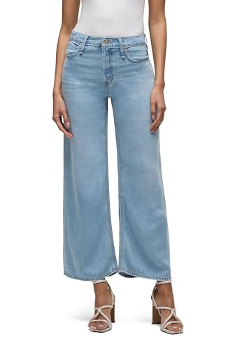 Hudson Women's Rosie High-Rise Wide Leg Ankle Jean, Sprout, 27