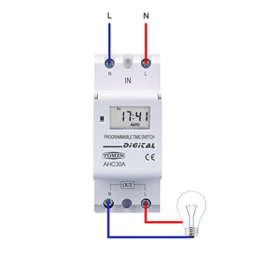 Programmateur électrique rail DIN pour gestion éclairage et chauffage - 2