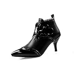 zara black peep toe shoes Altura del tacón: 7.5 cm (2.95 pulgadas) Apertura de la bota: 22 cm (8.66 pulgadas)