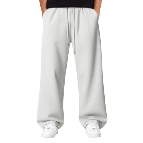 Cuffed Sweatpants Men Hiking Lounge Trousers Comfort Cuffed Pants with Pockets Y2k Streetwear