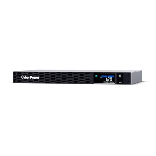 Image of CyberPower CP1500PFCRM1U PFC Sinewave UPS Battery Backup | 1500VA /900W, 6 Outlets, AVR, 1U Rackmount, UL Certified
