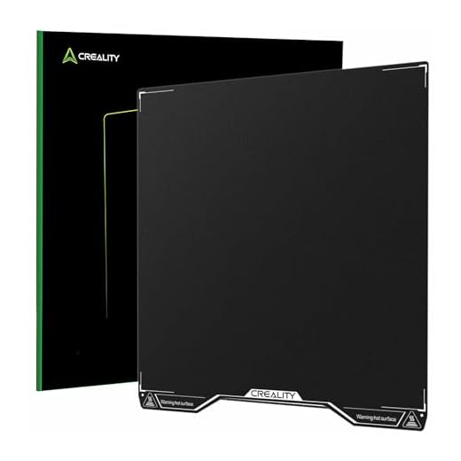 Creality Hi Epoxy Resin Build Plate, Flexible 3D Printer Bed Sheet, Textrured Print Bed Surface with Excellent Adhesion,High Flatness, High Strength for Creality Hi Combo (280x265mm/11.02×10.43 inch)