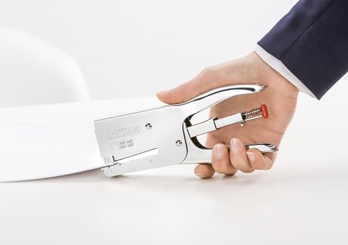 Novus Heftzange B 39 (50 Blatt Heftleistung, Metall) silber/chrom